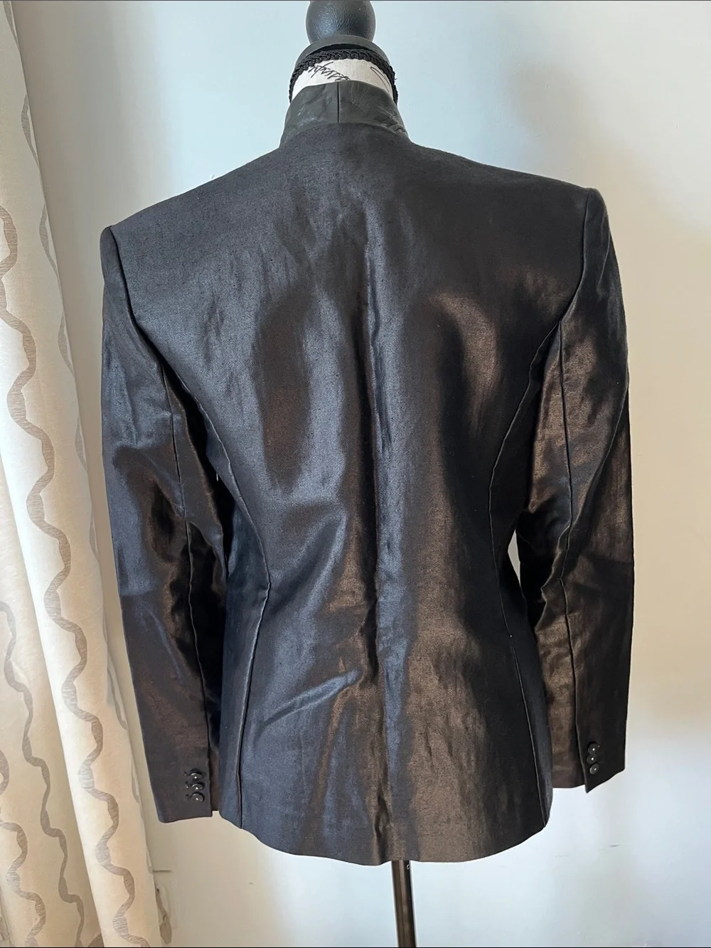 J Brand Tailored Vamp Fantasy Jacket w detachable leather collar